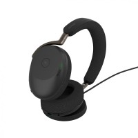 Jabra Słuchawki Evolve3 85 MS Link 390c Black WLC ładowarka