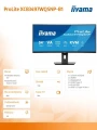 IIYAMA Monitor 34 cale XCB3497WQSNP-B1 + Norton Small Business card 250G PL