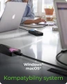 IcyBox Obudowa dysku IB-1805ML-CU31 NVMe M.2 SSD, RGB oświetlenie