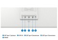 Samsung Monitor 32 cale Smart M8 M80F VA 3840x2160 UHD 16:9 1xHDMI 1xUSB-C 1xUSB-A 4ms 60Hz Smart TV płaski 3Y2d2 (LS32FM801UUXDU)