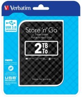Verbatim 2TB Store 'n' Go 2.5" 5400 USB 3.1 czarny