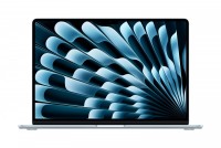 Apple MacBook Air 15.3 cala: M5 10/10, 24GB, 1TB SSD, bez zasilacza - Błękitny