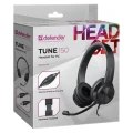 Defender Słuchawki nauszne z mikrofonem TUNE 150 czarne