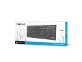 Natec Klawiatura BARRACUDA Slim Czarna USB