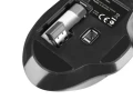 Natec Mysz bezprzewodowa Blackbird 2 1600 DPI z cichym klikiem Czarna