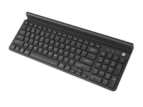 Natec Klawiatura Felimare US bluetooth + 2.4GHz Slim, uchwyt na        telefon/tablet czarna