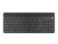 Natec Klawiatura Felimare US bluetooth + 2.4GHz Slim, uchwyt na        telefon/tablet czarna
