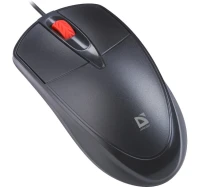 Defender Mysz przewodowa silent click ICON MB-057 1000 DPI Czarna
