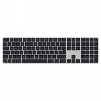 Apple Klawiatura Magic Keyboard z Touch ID i polem numerycznym dla modeli Maca z czipem Apple - angielski (międzynarodowy) - czarne klawisze