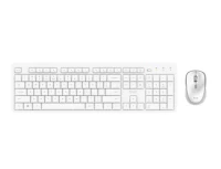 Trust Zestaw klawiatura + mysz Ody II bezprzewodowa biała