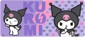 Kids Euroswan Mata podkładka pod myszkę 80x35cm Kuromi Hello Kitty
