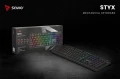 Savio Klawiatura mechaniczna STYX Outemu Brown Hot Swap RGB