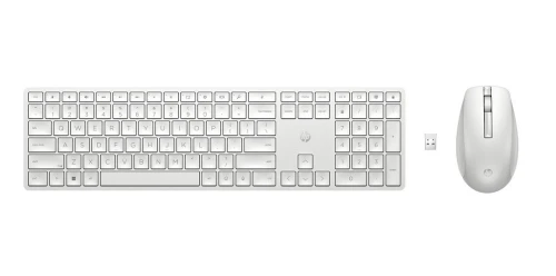 HyperX Zestaw klawiatura i mysz 650 bezprzewodowy biały 4R016AA#ABB