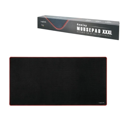 LogiLink Podkładka pod mysz XXXL dla graczy, czarna