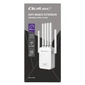 Qoltec Wzmacniacz sygnału WiFi | Repeater | Access Point | 300Mb/s | 6  anten | 2xRJ45