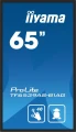 IIYAMA Monitor 65 cali TF6539AS-B1AG,IPS,4K,HDMIx2,DP,RJ45,3xUSB,2x10W,      ANDROID,24/7,IP65