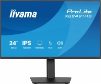 IIYAMA Monitor 23.8 cala XB2491HS-B1  IPS,HDMI,DP,1ms,350cd, 1500:1,120Hz,2x2W,HAS150 (PIVOT)