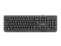 Natec Klawiatura Trout Slim USB CZ/SK 1.8m Czarna