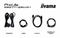 IIYAMA Monitor  27 cali GB2771QSU-W1 QHD,Fast IPS,200Hz,HAS (150) PIVOT,     2xUSB 3.2, 2xUSB C, 0,5ms, 2xHDMI, DP, 350cd,Adaptive G-SYNC - 2560 x 144
