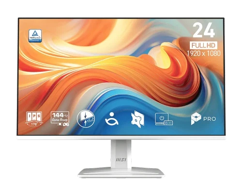 MSI Monitor PRO MP243W E14 23.8 cala LED/FHD/FLAT/144Hz/biały