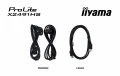 IIYAMA Monitor 23.8 cala X2491HS-B1  IPS,HDMI,DP,1ms,350cd, 1500:1,120Hz,2x2W