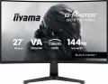 IIYAMA Monitor 27 cali GC2781HSU-B1 VA, FHD, 144Hz, 1ms, 2xUSB, 1500R, 350 cd, 4000:1, HDMI, DP, FreeSync -1920x1080 (48-144Hz), 2x2W