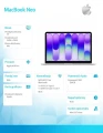Apple MacBook Neo 13 cali: A18 Pro 6/5, 8GB, 256GB SSD, bez zasilacza - Srebrny