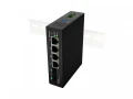 Lanberg Przełącznik ILGE-4P-2S-90 Light Industrial POE 1XBT 3XAT 2XSFP DIN   Gigabit Ethernet