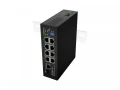 Lanberg Przełącznik Light ILFE-8P-1GE-1S-120 Light Industrial POE 4XBT 4XAT  SFP+ ETH DIN FAST Ethernet