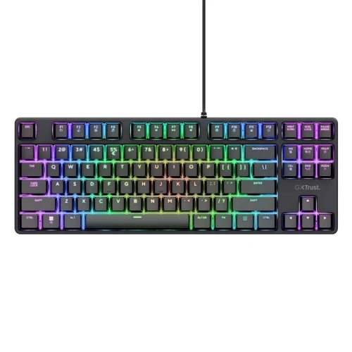 Trust Klawiatura GTX 864 Cada TKL compact gamingowa mechaniczna