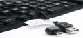 Gembird Klawiatura silikonowa wodoodporna USB z funkcją OTG czarna