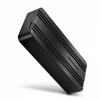 AXAGON EEM2-40G Obudowa zewnętrzna aluminiowa USB4 Gen 3x2 M.2 SSD NVMe 40Gbps passive, USB-C cable, silicon sleeve