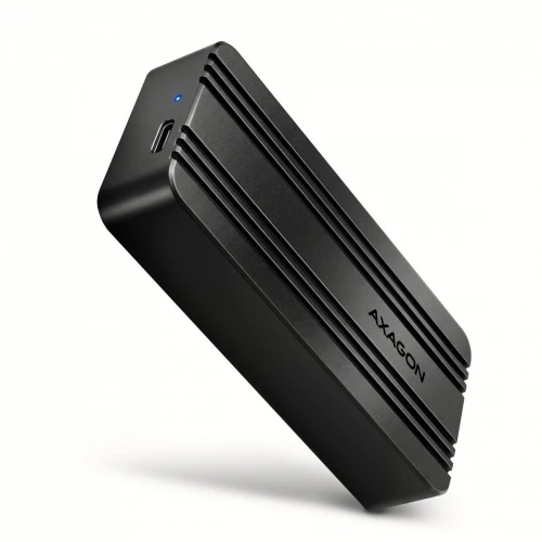 AXAGON EEM2-40G Obudowa zewnętrzna aluminiowa USB4 Gen 3x2 M.2 SSD NVMe 40Gbps passive, USB-C cable, silicon sleeve