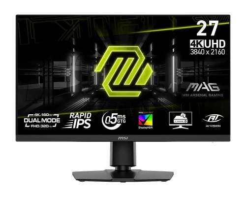 MSI Monitor 27 cali MAG 272URDF E16 UHD/FLAT/160Hz/czarny