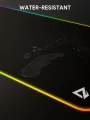 AUKEY KM-P7 RGB podkładka pod mysz i klawiaturę XXL gamingowa| 900x400x4mm | wodoodporna | gumowany spód | aplikacja G-aim Control Center