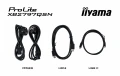 IIYAMA Monitor 27 cali XB2797QSN-B1 IPS/3.7 megapixel QHD, HAS150/ 350cd/1ms/HDMI/Displayport, USBC DOCK 65W, 4USB HUB, RJ45