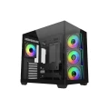 Cooler Master Obudowa Elite 681 Panoramic 270° szkło hartowane czarna