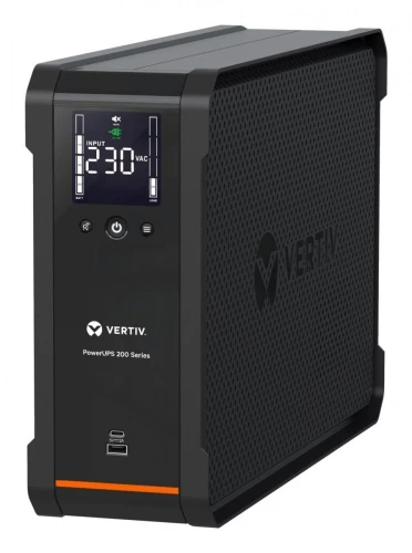 Vertiv PowerUPS 200, 1600VA/1000W, 230V, Line Interactive, 6 Schuko