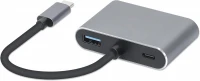 iBOX Hub USB Typ-C 4w1 4k 30Hz VGA