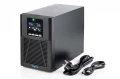 Digitus Zasilacz awaryjny UPS Online Tower 19" LCD 1000VA/1000W 2x12V/9Ah 4xC13 1xC14 USB RS232 RJ45 GŁ.293mm