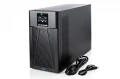 Digitus Zasilacz awaryjny UPS Online Tower 19" LCD 3000VA/3000W 6x12V/9Ah 8xC13 1xC19 1xC14 USB RS232 RJ45 GŁ.460mm