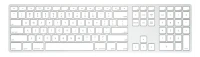 Matias Klawiatura bezprzewodowa - aluminiowa Mac dongle USB-C Silver