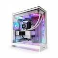 NZXT Obudowa H9 FLOW RGB Midi tower z oknem biała