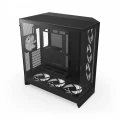 NZXT Obudowa H9 Flow RGB+ Midi Tower z oknem czarna