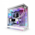 NZXT Obudowa H9 FLOW RGB+ Midi tower z oknem biała