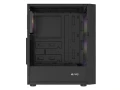 Fury Obudowa Shobo SH8F ARGB Midi tower z oknem czarna