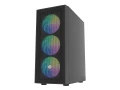 Fury Obudowa Shobo SH8F ARGB Midi tower z oknem czarna