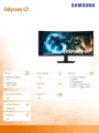 Samsung Monitor Odyssey G7 40 cali LS40FG750EUXEN