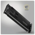 AXAGON EEM2-SD2B Obudowa zewnętrzna aluminiowa bezśrubowa USB-A/C 3.2 Gen2 M.2 NVMe/SATA wyświetlacz LED, czarny