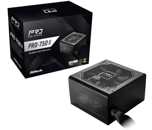 ASRock Zasilacz PRO-750B 750W 80PLUS BRONZE NON MODULAR